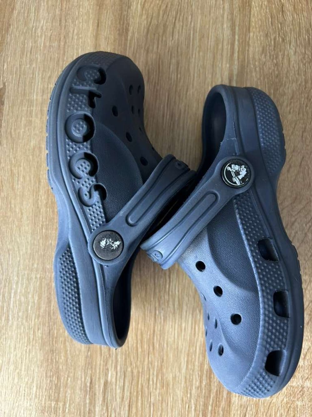 Crocs Kids Classic Clogs Blue Slip-On Comfort Shoes Size C11 - Picture 6 of 9